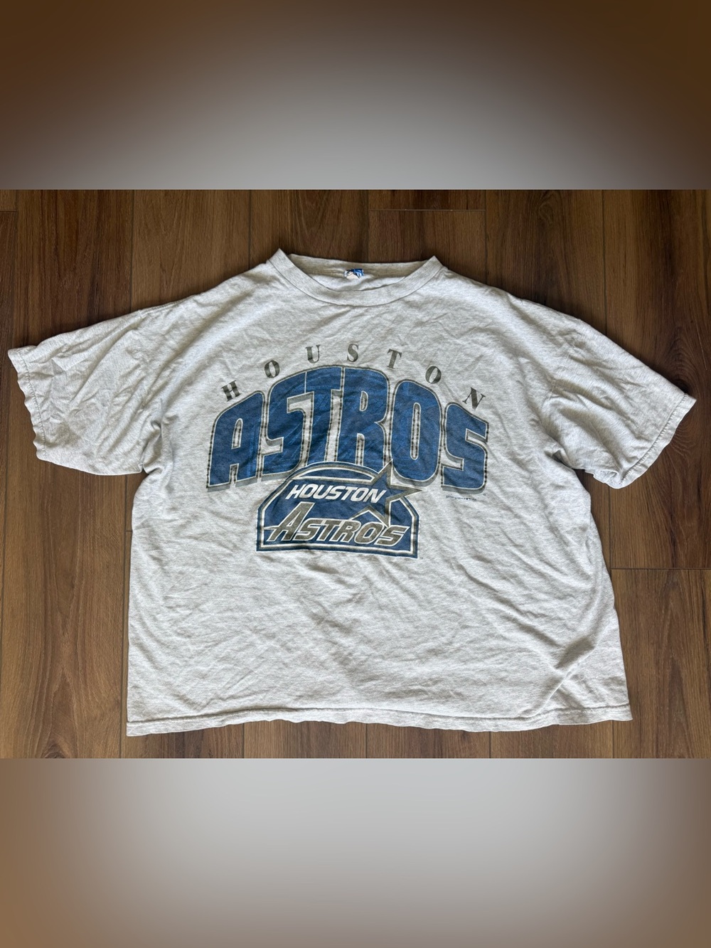 Vintage Houston Astros Shirt Mens 3xl 1996 Gray USA